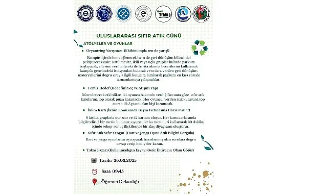 EÜ’den dolu dolu “Uluslararası Sıfır Atık Günü” programı haberi