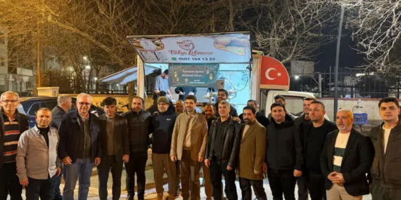 Edirne Keşan'da AK Parti'den hayır lokması haberi