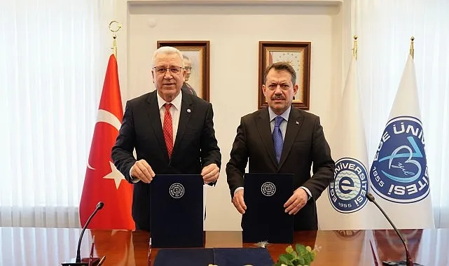 Ege Üniversitesi ile İzmir Cumhuriyet Başsavcılığı arasında iki protokol imzalandı haberi