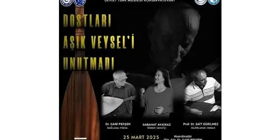 Ege Üniversitesinde Âşık Veysel anısına etkinlik gerçekleştirilecek haberi