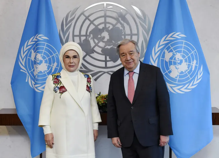 Emine Erdoğan'dan BM'de 'sıfır atık' görüşmesi haberi