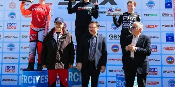 Erciyes, Dünya Kar Motosikleti Şampiyonası’na ev sahipliği yaptı haberi