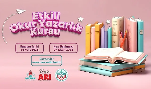 Etkili Okur Yazarlık Kursu 7 Nisan'da Başlıyor haberi