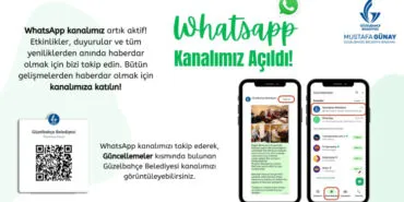 Güzelbahçe'nin WhatsApp Kanalı hizmete açıldı haberi