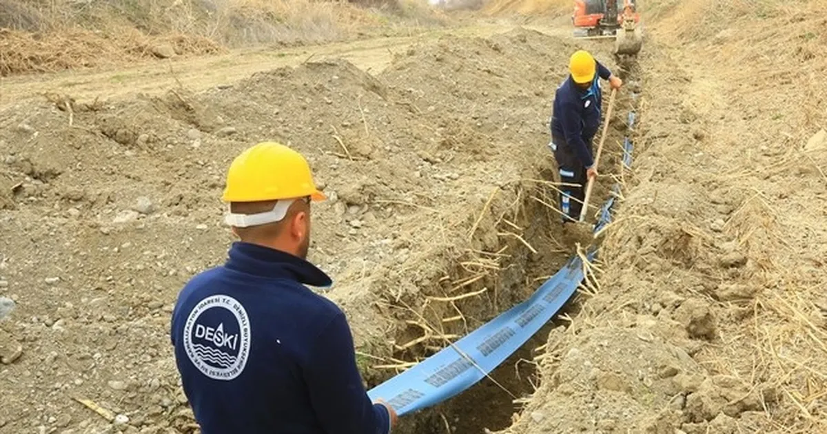 Honaz Kaklık’ta asbest borular tarihe karışıyor haberi