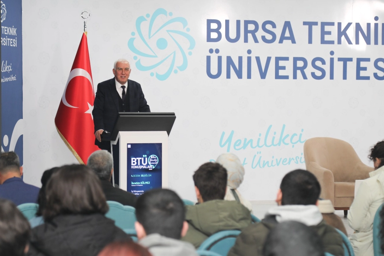 İbrahim Gülmez , BTÜ Konuşmaları’nın konuğu oldu haberi
