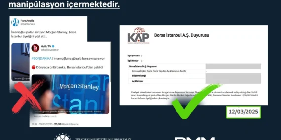 İletişim'den 'Morgan Stanley' haberlerine açıklama haberi