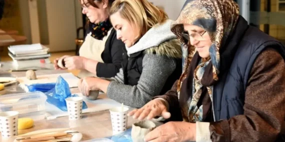İzmir Bornova'da tarihin kalbinde sanat atölyesi haberi