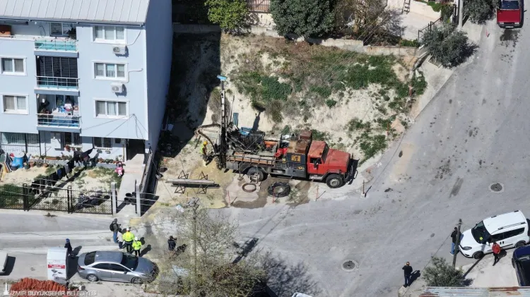 İzmir Bornova'nın zemin çalışmaları tamamlanıyor haberi