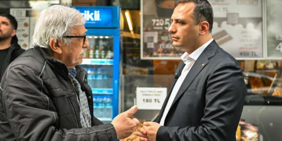 İzmir Bornova’da esnafa destek ziyareti haberi