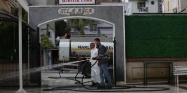 İzmir Narlıdere’de ibadethanelere bayram temizliği haberi