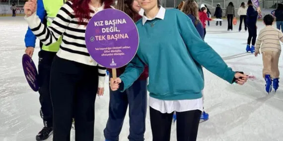 İzmir'de kadınlar sporda da her yerde haberi