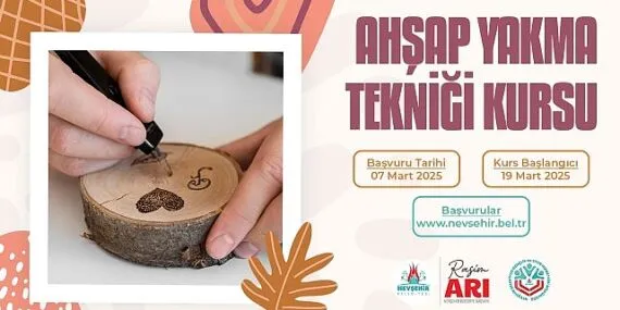 KAPEM’de Ahşap Yakma Tekniği Kursu haberi