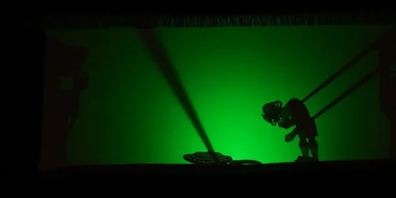 Karagöz’ün uzay yolculuğu Bursa Osmangazi'de perdeye yansıdı haberi