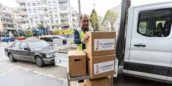Karşıyaka Belediyesi’nden ihtiyaç sahiplerine Ramazan kolisi haberi