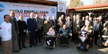Kayseri Talas'ta engellilerin yüzü gülüyor haberi