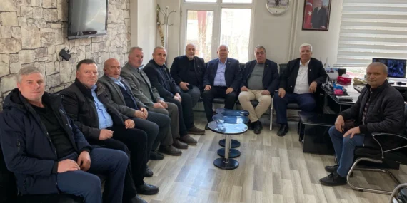 Keşan'da esnaf başkanlarından Ziraat Odası'na ziyaret haberi