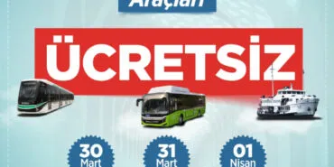 Kocaeli'de bayram boyunca ulaşım ücretsiz haberi