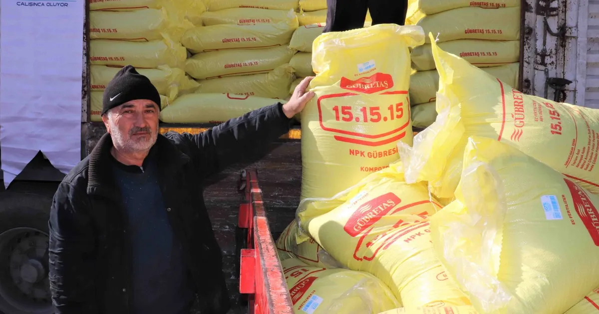 Kocaeli'den üreticiye yüzde 50 hibeli gübre haberi