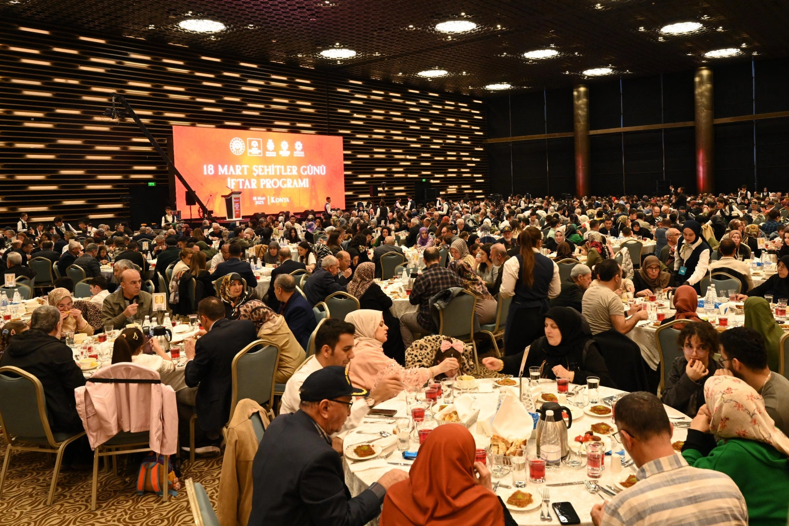 Konya’daki şehit aileleri, gaziler ve yakınları iftarda buluştu haberi