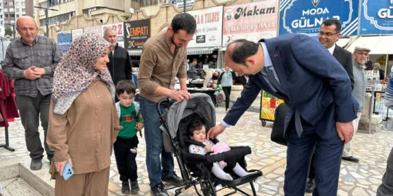 Konyalıların bayram heyecanına ortak oldu haberi
