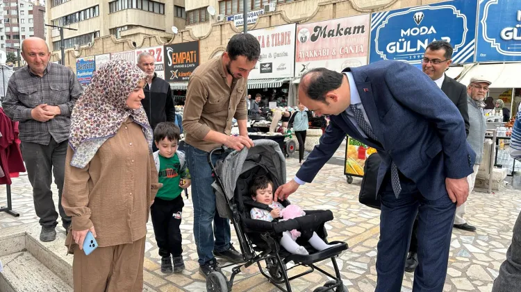 Konyalıların bayram heyecanına ortak oldu haberi