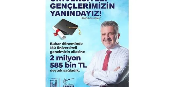 Lüleburgaz Belediyesi’nden 2 milyon 585 bin TL'lik üniversiteli desteği haberi