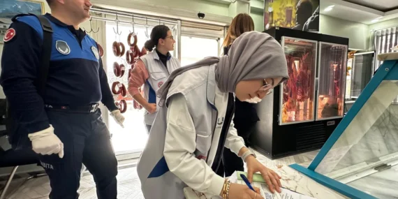 Manisa Soma'da kasaplara hijyen denetimi haberi