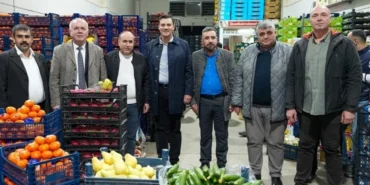 Manisa'da Başkan Zeyrek'ten 'Hal'in halini sordu haberi