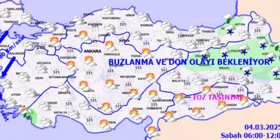 Marmara ve Ege'de kuvvetli rüzgar… Güneydoğu'da toz taşınımına dikkat! haberi