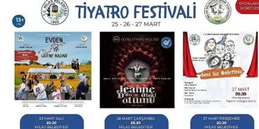 Milas Belediyesi’nden tiyatro festivali haberi