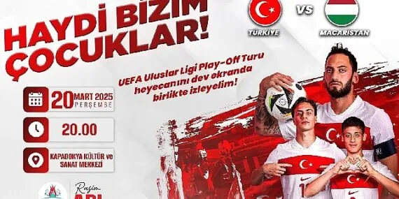 Milli Takımımızın Play-Off Maçı Dev Ekranda İzlenecek haberi
