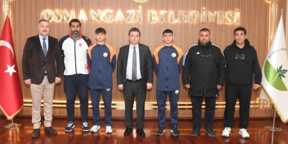 Milli sporcular Osmangazi'den Dünya Şampiyonası’na uğurlandı haberi