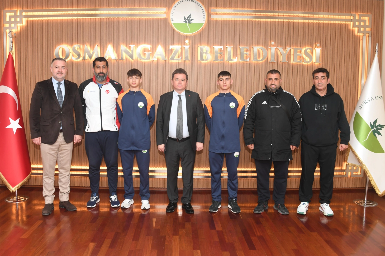 Milli sporcular Osmangazi'den Dünya Şampiyonası’na uğurlandı haberi