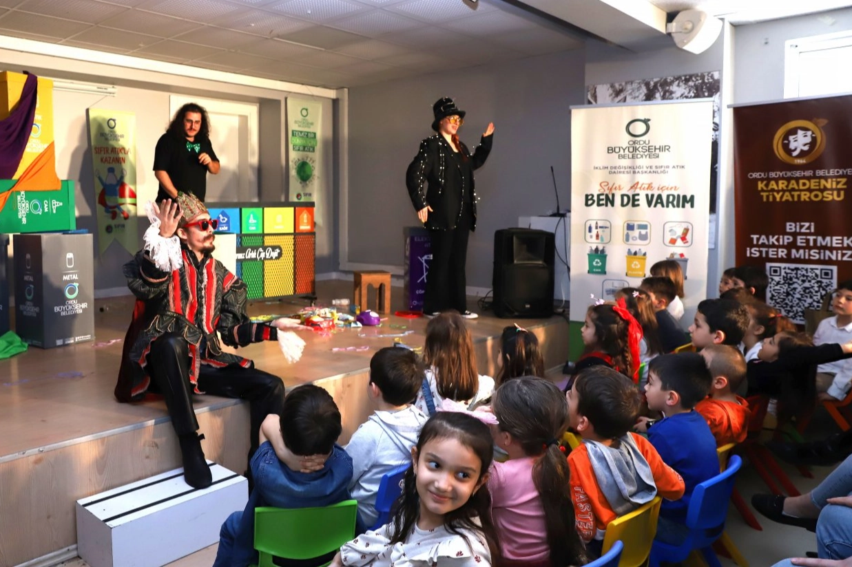 Minikler sıfır atığı eğlenerek öğrendiler haberi