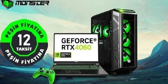 Monster'dan bayrama özel fırsat: Peşin fiyatına 12 aya varan taksitle yüksek performans haberi