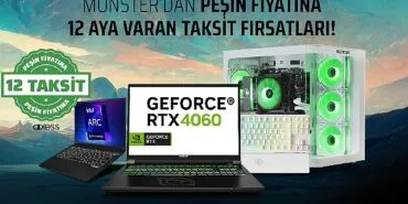 Monster'dan mart ayına özel fırsat: Peşin fiyatına 12 taksitle yüksek performans haberi