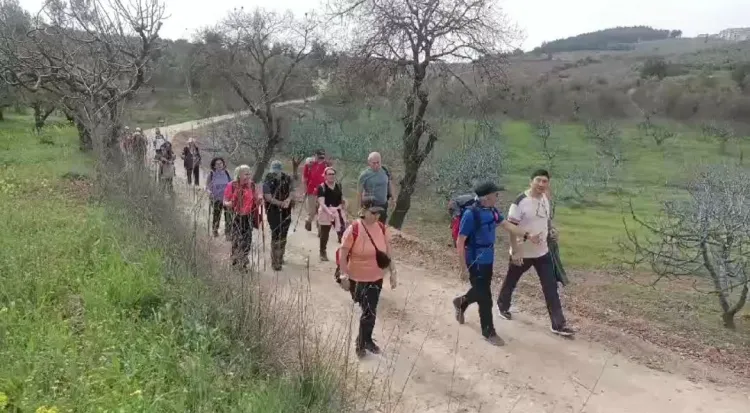 Mudanya'da doğa gönüllüleri şehitler anısına yürüdü haberi