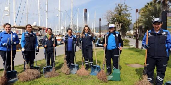 Muğla’nın sokakları 'Temizlik Melekleri' ne emanet haberi