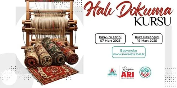 Nevşehir’de Halı Dokuma Kursu Açılacak haberi