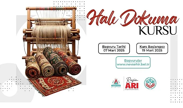 Nevşehir’de Halı Dokuma Kursu Açılacak haberi