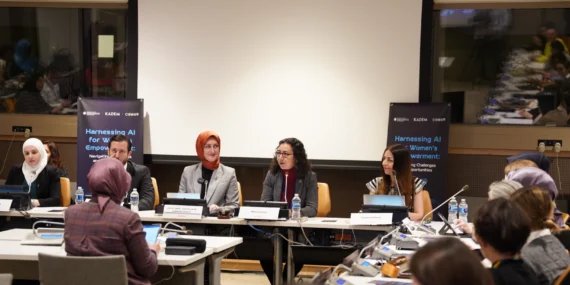 New York'ta yapay zeka ve kadın sorunlarını dünya gündeminde haberi