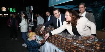 Nilüfer Belediyesi’nden Kadir Gecesi’nden kandil simidi ikramı haberi