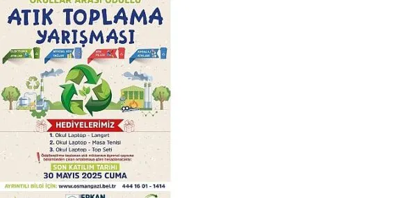 Okullar Arası Ödüllü Atık Toplama Yarışması başladı haberi