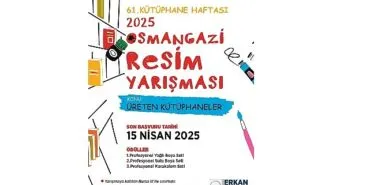 Osmangazi Belediyesi’nden ‘Üreten Kütüphaneler’ konulu resim yarışması haberi