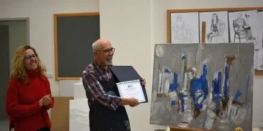 Ressam akademisyen Prof. Dr. Karayağmurlar’dan Egeli öğrencilere “Canlı Performans” haberi