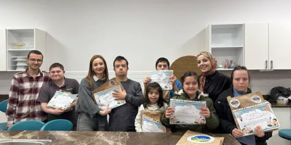 Sakarya'da down sendromlu miniklerle keyifli gün haberi