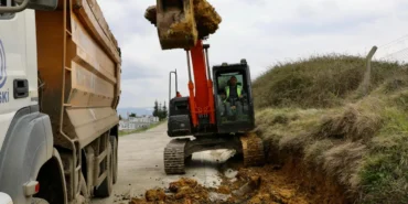 Samsun'da Derecik Mezarlığı çalışmalar başladı haberi