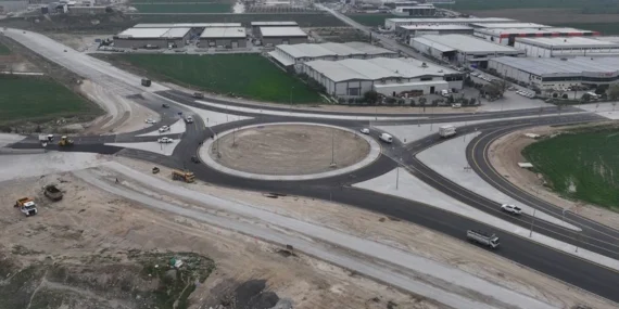 Sanayi Sitesi kavşağı artık daha güvenli haberi