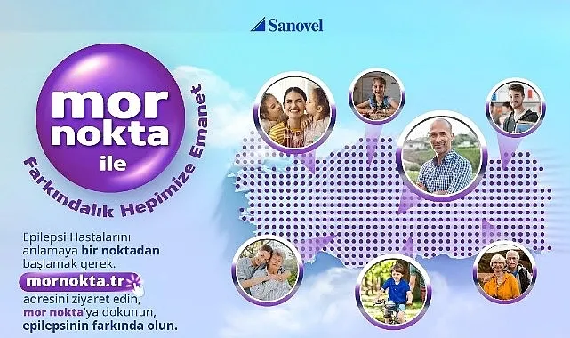 Sanovel, epilepsiyle mücadelede dikkatleri mor noktaya çekiyor. haberi